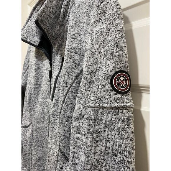 Halifax HFX High Performance Luna Knit Jacket in Heather Gray Women's Size L - Picture 5 of 11